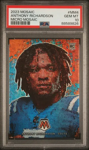 2023 Panini Mosaic Micro Mosaic Anthony Richardson front