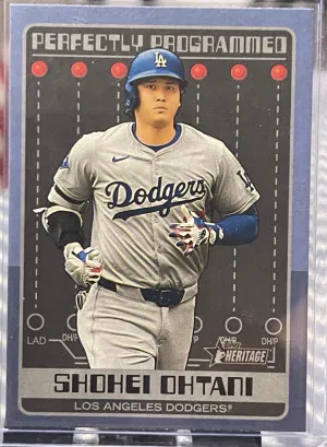 2024 Topps Heritage High Number Perfectly Programmed Shohei Ohtani #PP-2 front