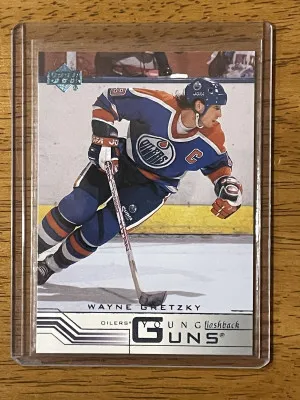 Wayne Gretzky 2002 Young Guns Flashbacks front