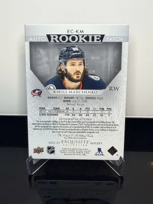 2022-23 Exquisite RPA /86- Kirill Marchenko back