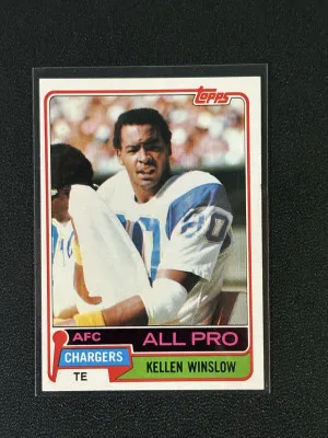1981 Topps Kellen Winslow - RC #150 front