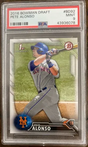 2016 Bowman Draft Pete Alonso front