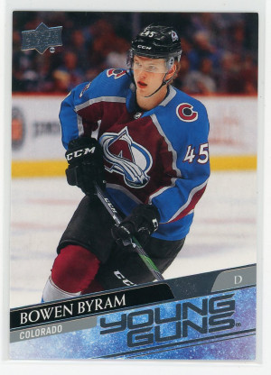 2020-21 Upper Deck #205 Bowen Byram Young Guns front