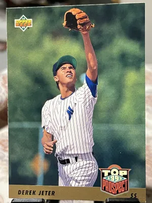 1993 Upper Deck Derek Jeter #449 Gold Hologram (RC) front