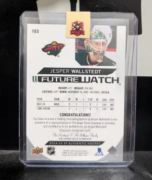 Jesper Wallstedt Future Watch Auto/999 back