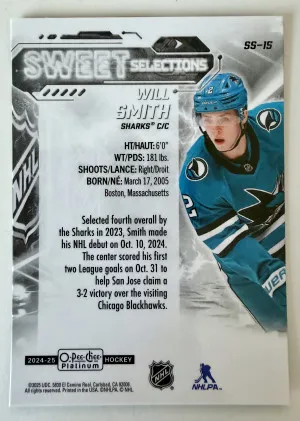 2025 O-Pee-Chee Platinum Will Smith Sweet Selections Rookie back