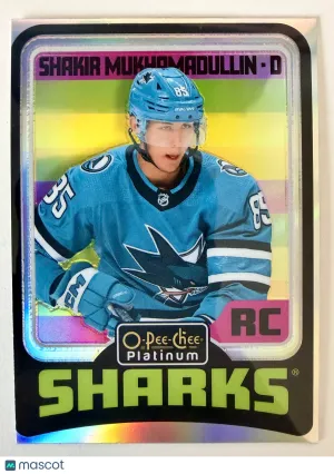 2025 Upper Deck O-Pee-Chee Platinum Shakir Mukhamadullin Rainbow Rookie front