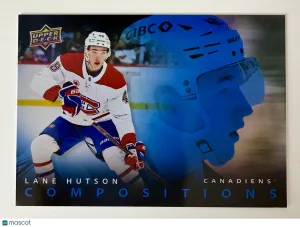 2025 Upper Deck Series 1 Compositions Lane Hutson Rookie front