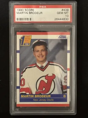 1990 Score Martin Brodeur front