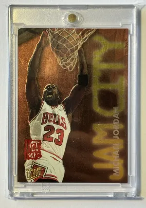 1995-96 Fleer Ultra Michael Jordan Jam City Hot Packs  #3 front