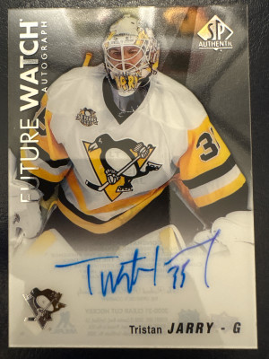 Tristan Jarry, 2020-21 Clear Cut Hockey, Future Watch Autograph (SP Authentic) front
