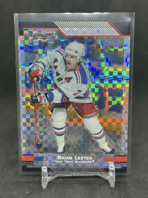 Brian Leetch 2003-04 Topps Bowman Chrome Xfractor /150 #2 Rangers front