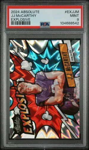 2024 Panini Absolute Explosive JJ McCarthy front