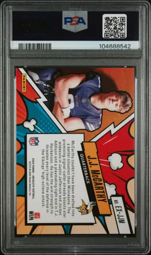 2024 Panini Absolute Explosive JJ McCarthy back