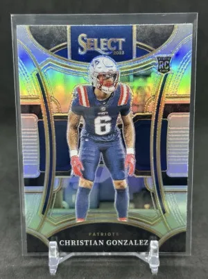 Christian Gonzalez 2023 Panini Select Suite Level Silver Prizm Rookie #464 front