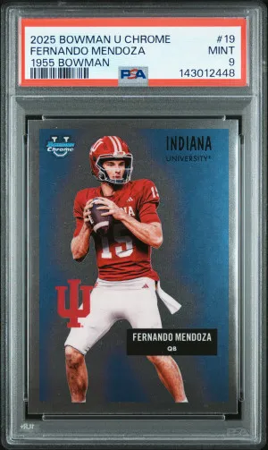 2025 Bowman University Chrome 1955 Bowman Fernando Mendoza front