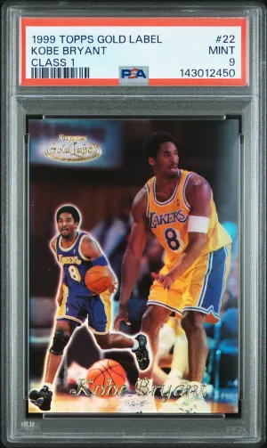 1999 Topps Gold Label Class 1 Kobe Bryant Class 1 front