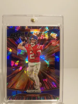 Jaxson Dart 2025 Blue cracked ice Brilliance /149 front