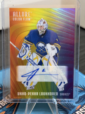 2025-26 Allure Ukko-Pekka Luukkonen Full Rainbow Auto front