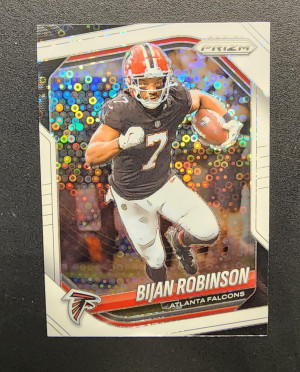 2025 Panini Prizm Bijan Robinson White Disco front