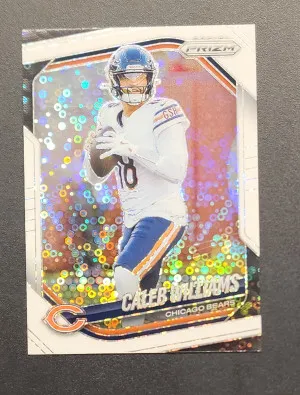 2025 Panini Prizm Caleb Williams White Disco front