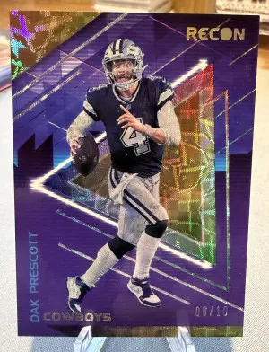 2021 Chronicles Recon Dak Prescott Gold #08/10 front