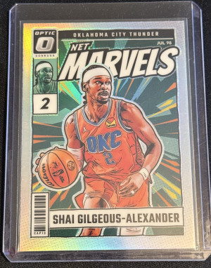 2024-25 Panini Donruss Optic - Net Marvels Shai Gilgeous-Alexander #8 Holo Prizm (#2) front