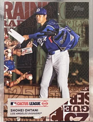 2025 Topps Series 1 - Training Grounds ShoheiOhtani #TG-10 front