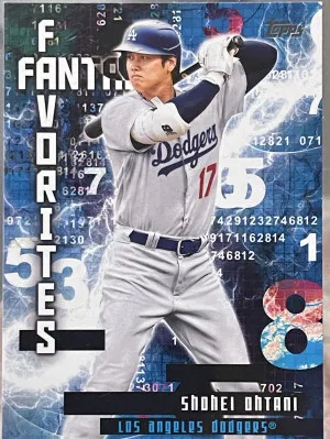 2024 Topps Series 2 - Fantasy Favorites ShoheiOhtani #FF-1 Blue front