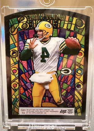 1997 Brett Favre #GH10 Gallery Of Heroes Green Bay Packers back