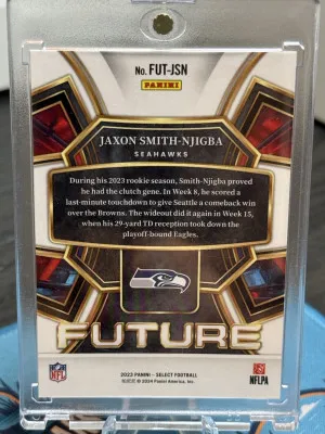 2023 Panini Select Jaxon Smith-Njigba Future RC back