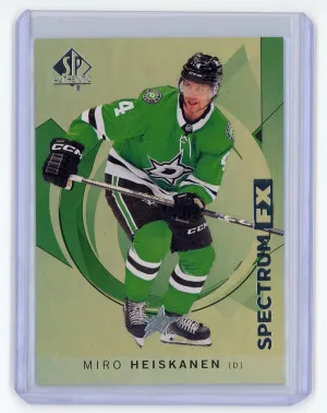 2024-25 SP Authentic Miro Heiskanen Spectrum FX Gold 4/50 #S-22 front