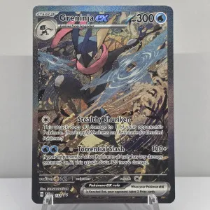 Greninja Ex 132 Sv: Scarlet & Violet Promo Cards Holo front