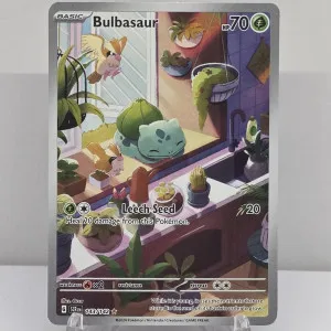 Bulbasaur 143/142 - Illustration Rare -Scarlet & Violet: Stellar Crown front