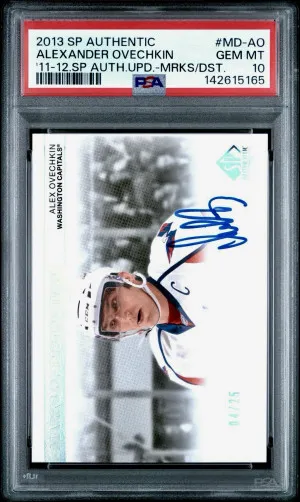 Alexander Ovechkin 2013 Sp Authentic 2011-12 Sp Authentic Update-Marks Of Distinction '11-12.Sp Auth.upd.-Mrks/Dst. front