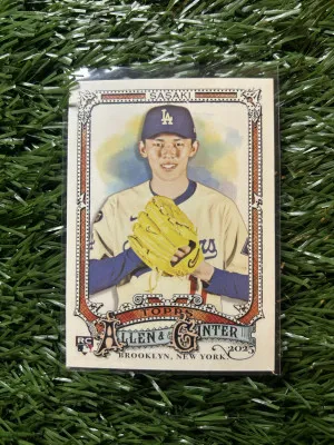 2025 Topps Allen & Ginter Roki Sasaki (RC) #92 LA Dodgers front
