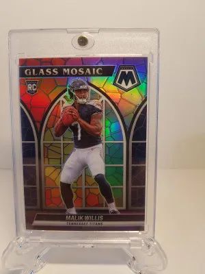 2022 Malik Willis Glass Mosaic rc front