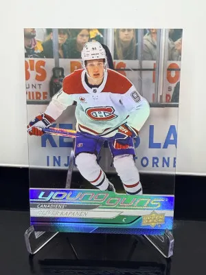 2024-25 Young Guns Acetate- Oliver Kapanen front