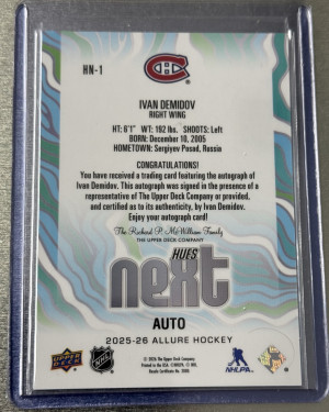 Ivan Demidov Hues Next RC Auto back
