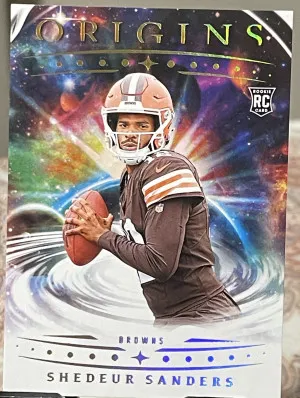 2025 Panini Origins - Rookies Shedeur Sanders, Shedeur Sanders #107 (RC) front