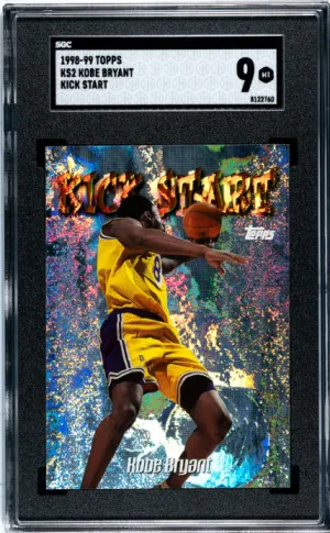 1998-99 Topps Basketball - Kobe Bryant - Kick Start SGC 9 front