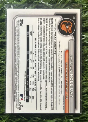 2024 Bowman Chrome #26 Jackson Holliday back