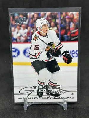 Artyom Levshunov 2025-26 Upper Deck Series 1 Young Guns Rookie YG RC #201 front