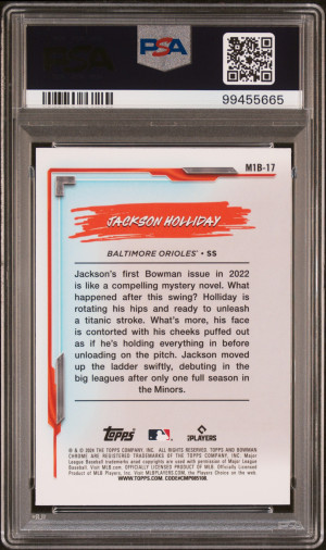 2024 Bowman Chrome My 1St Bowman Jackson Holliday back