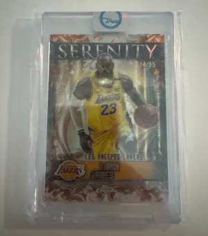 2025 LeBron James Serenity Orange /25 front