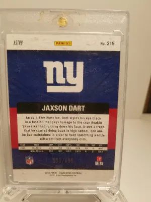 2025 Jaxon Dart Revolution rookie green /699 back