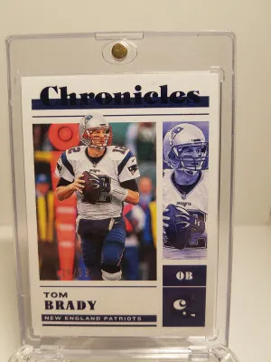Tom Brady 2022 Chronicles blue /99 front