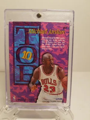 1995 Skybox Michael Jordan all time rookie team back