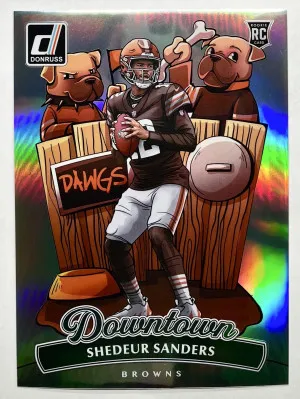 2025 Donruss Shedeur Sanders Downtown Jumbo front