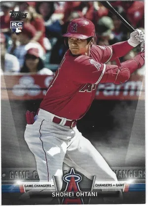2018 Topps Update S-39 Shohei Ohtani Game Changers (RC) front